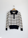 Sweater cuello piqué