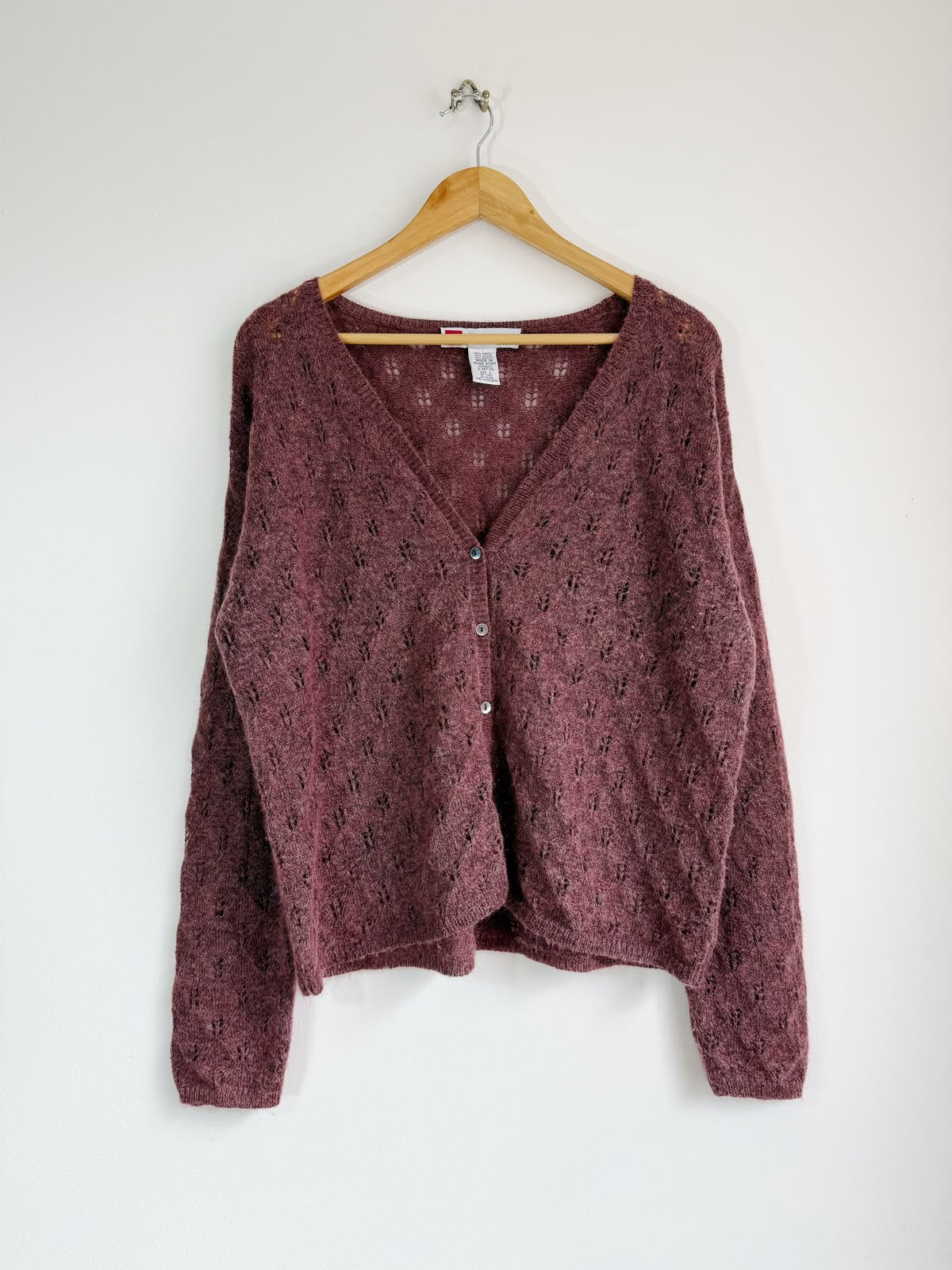 LL BEAN Cardigan Mohair