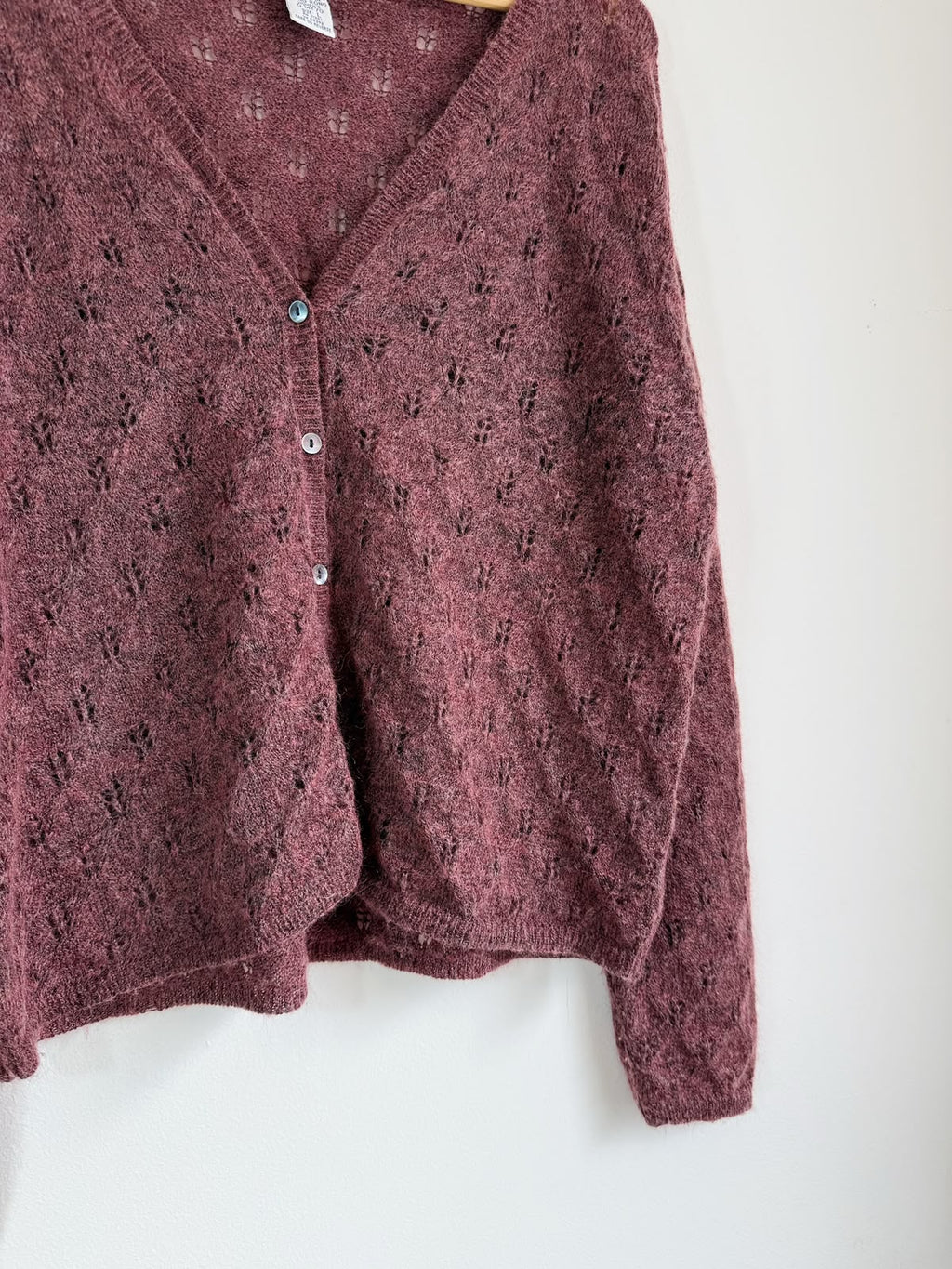 LL BEAN Cardigan Mohair