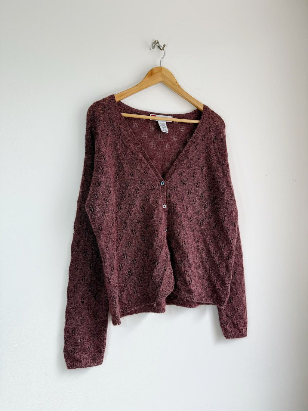 LL BEAN Cardigan Mohair